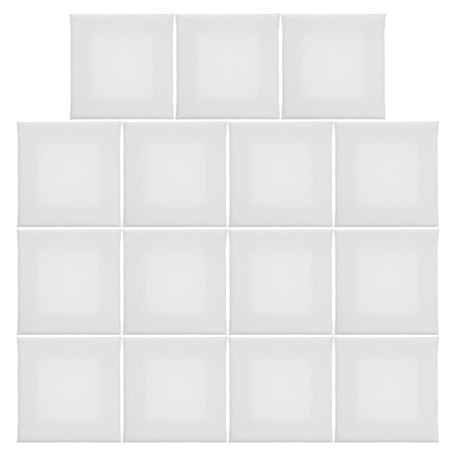 Art And Craft Studio - 15Pcs 10x10cm Mini Canvas Panels for