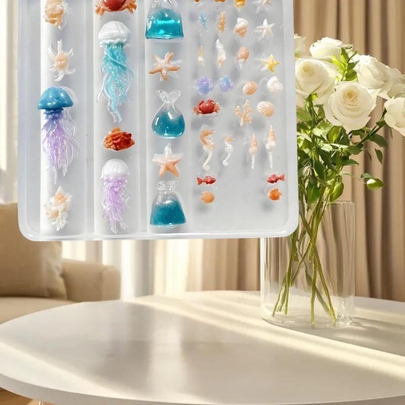 Art Craft Jellyfish - 3D Ocean Series Silicone Nail Mold