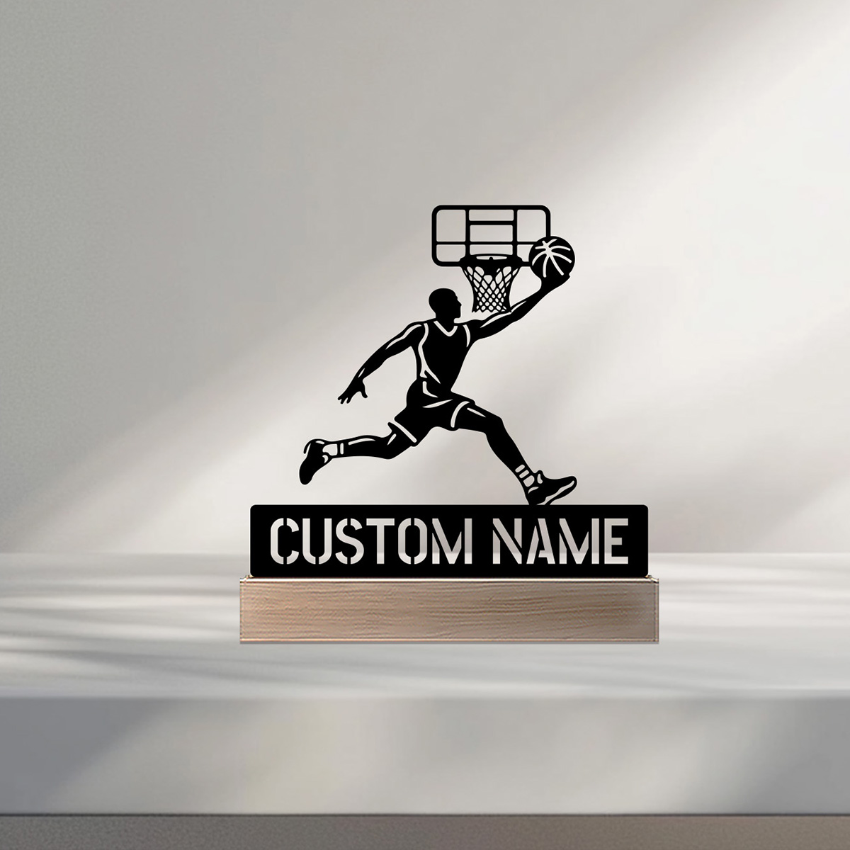 Art Craft Market - 1pc Simple Basketball expert Customized Name