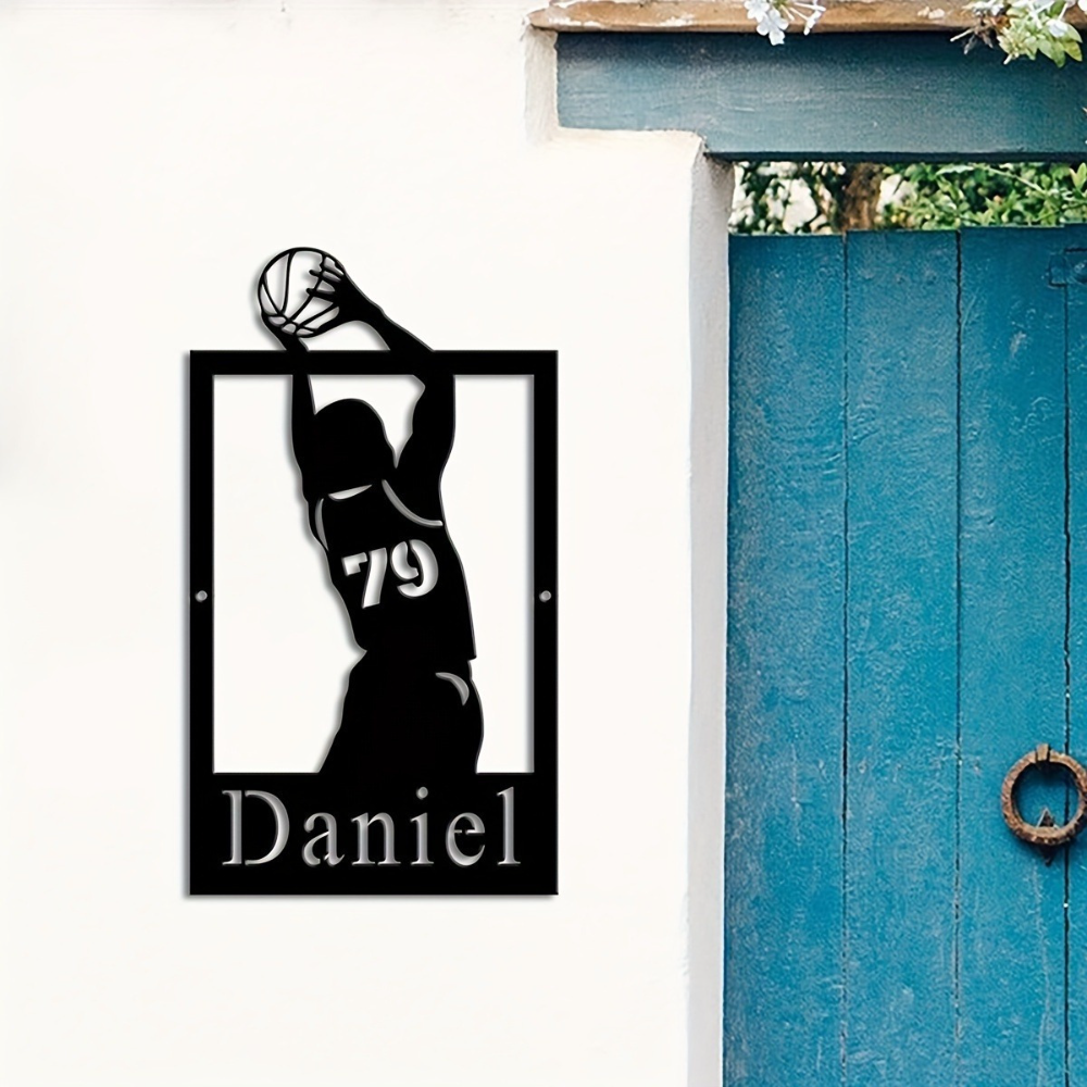 Unique Art Craft - Custom Personalized Basketball Athlete Wall Art