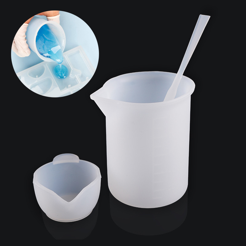 Acrylic Pour Paint - Silicone Mixing Measuring Cups UV Resin