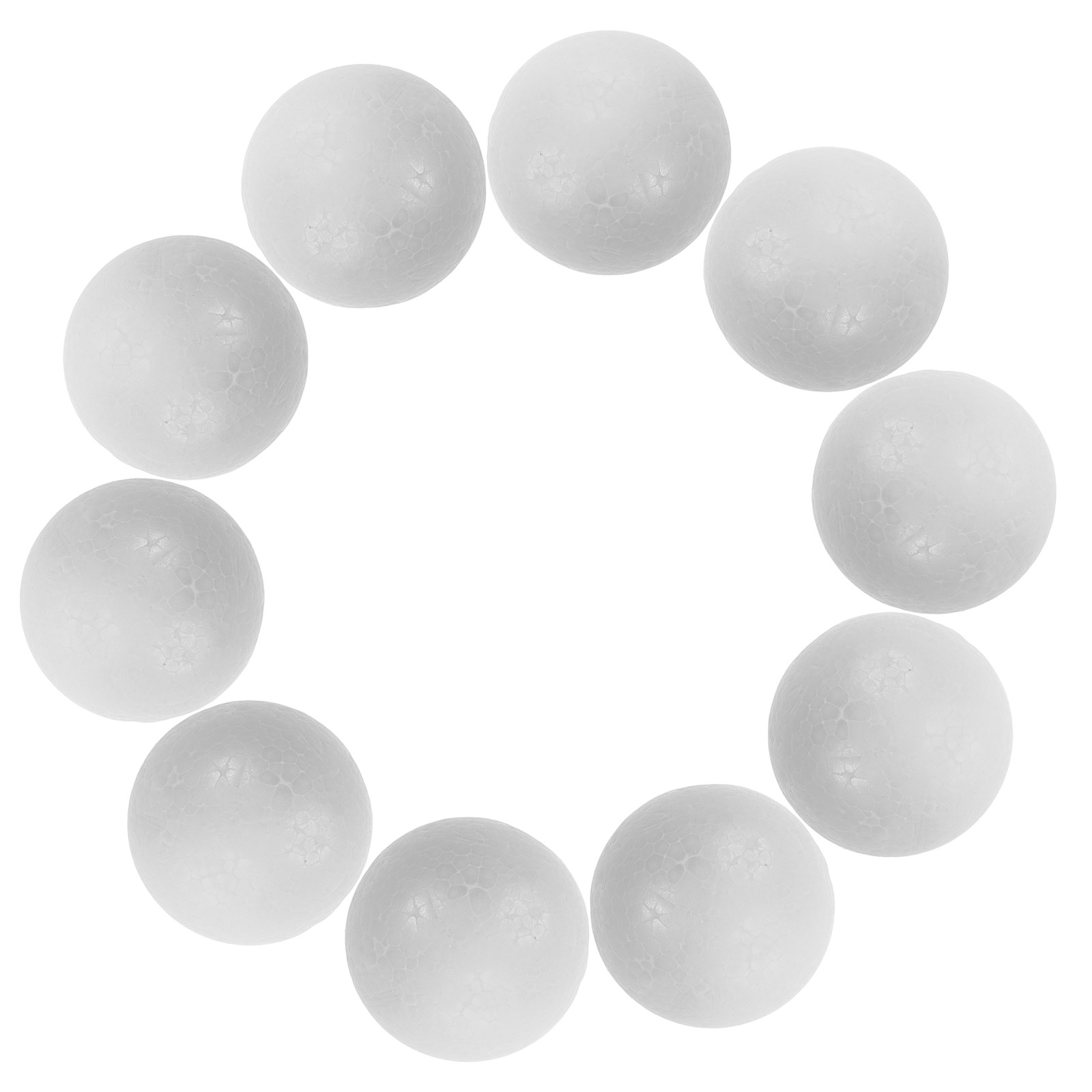 10 Pieces 5Cm White Polystyren - Art Craft Kindergarten reseña y precio