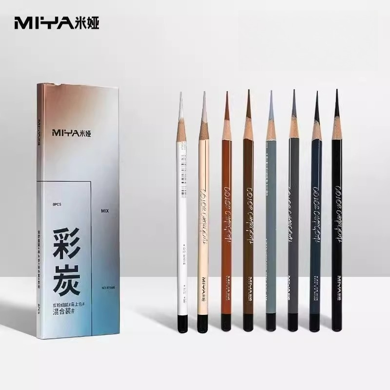 MIYA Colorful Charcoal Pencils - Sketching Charcoal Set reseña y precio
