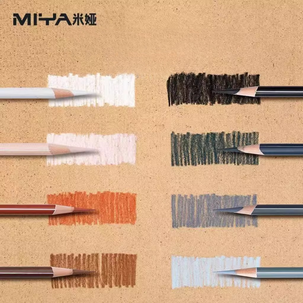 MIYA Colorful Charcoal Pencils - Sketching Charcoal Set reseña y precio