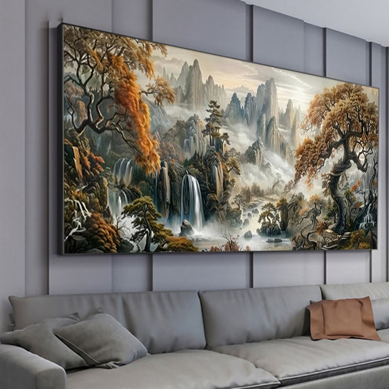 Majestic Mountains Trees Lands - Art Craft Tree reseña y precio
