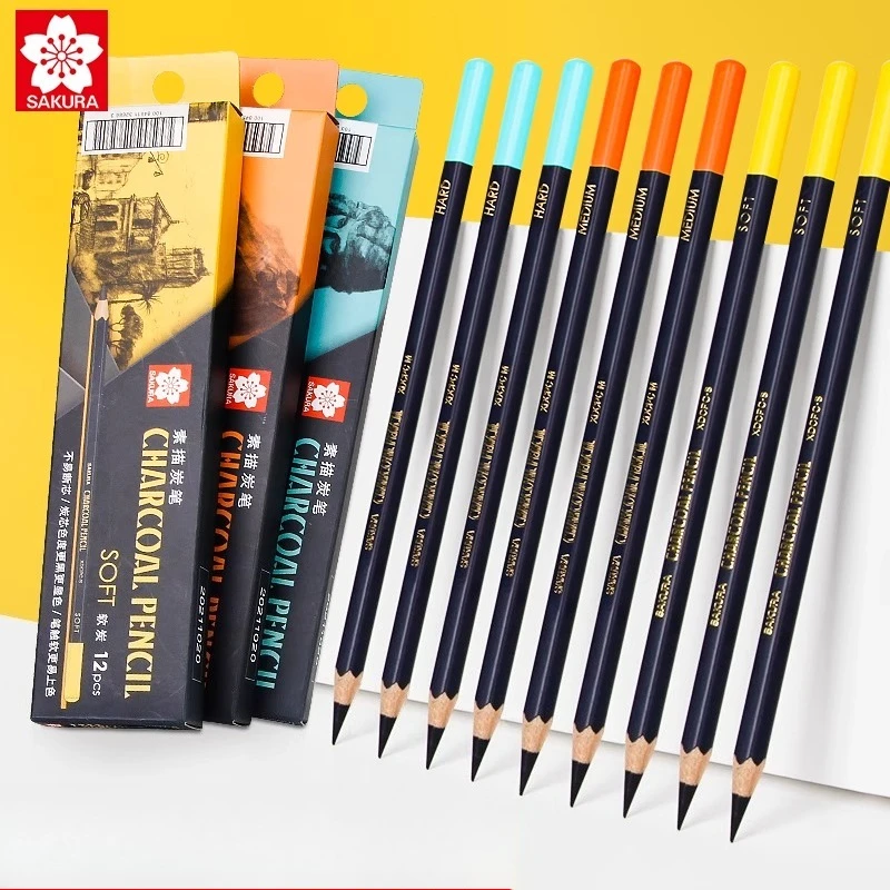 SAKURA Charcoal Pencil Sketchi - Sketching Charcoal Set reseña y precio