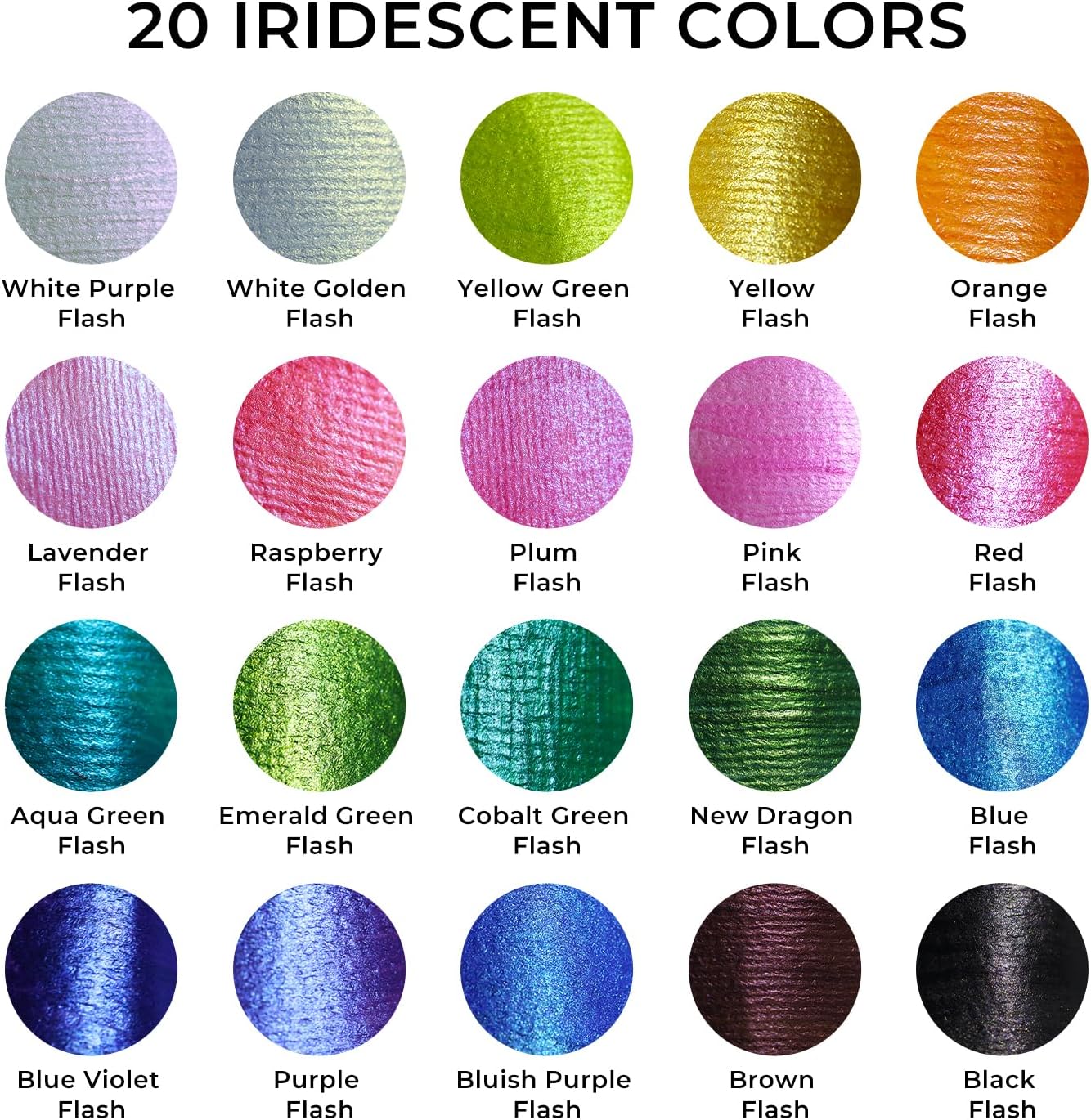 Iridescent Acrylic Paint Set,  - Acrylic Pour Paint reseña y precio