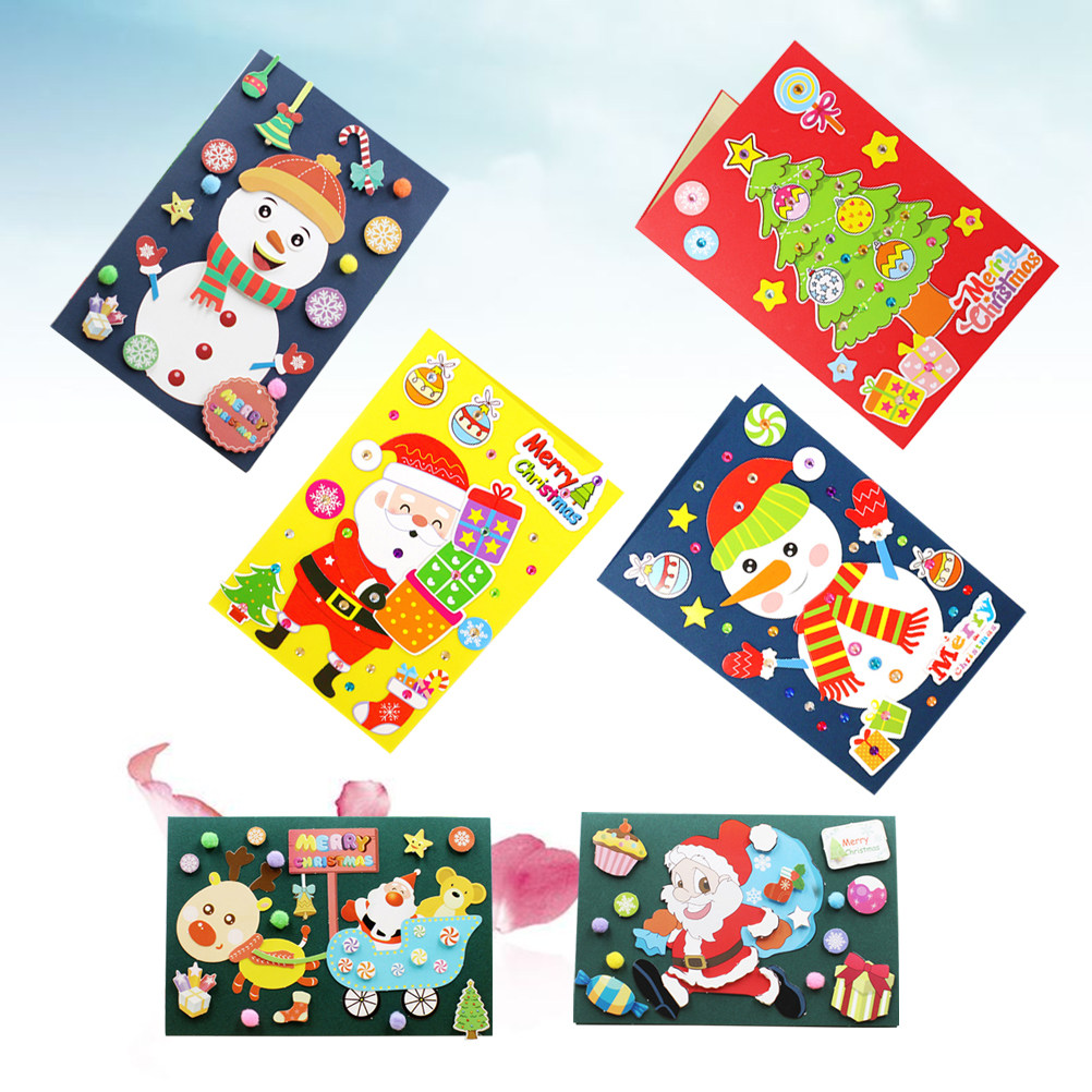 6 Pack DIY Christmas Card Kits - Art Craft Kindergarten reseña y precio
