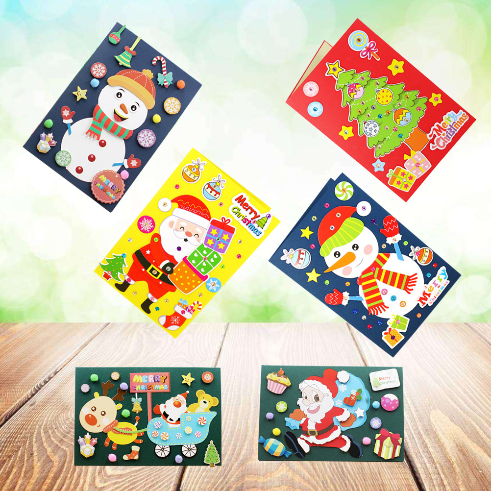 6 Pack DIY Christmas Card Kits - Art Craft Kindergarten reseña y precio