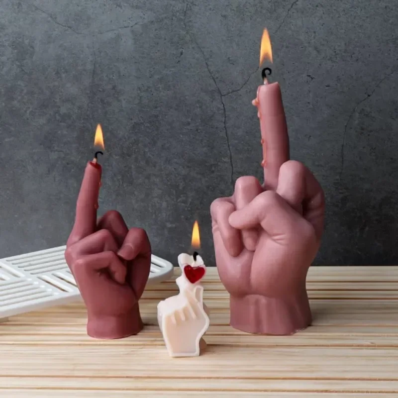 3D Middle Finger Silicone Mold - Art Craft Gift Ideas reseña y precio