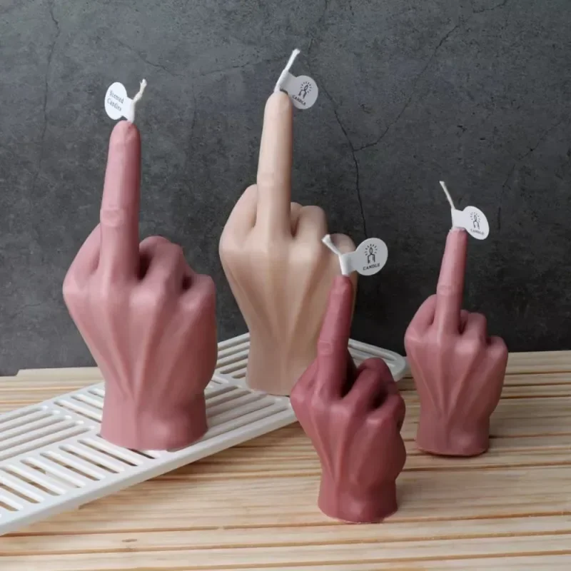 3D Middle Finger Silicone Mold - Art Craft Gift Ideas reseña y precio