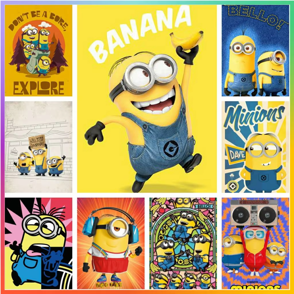 Cartoon Lovely Cute-M-Minions  - Art Craft Love reseña y precio