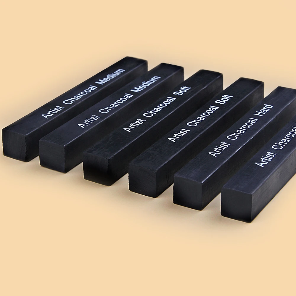 6pcs Sketch Charcoal Bars Set  - Sketching Charcoal Set reseña y precio