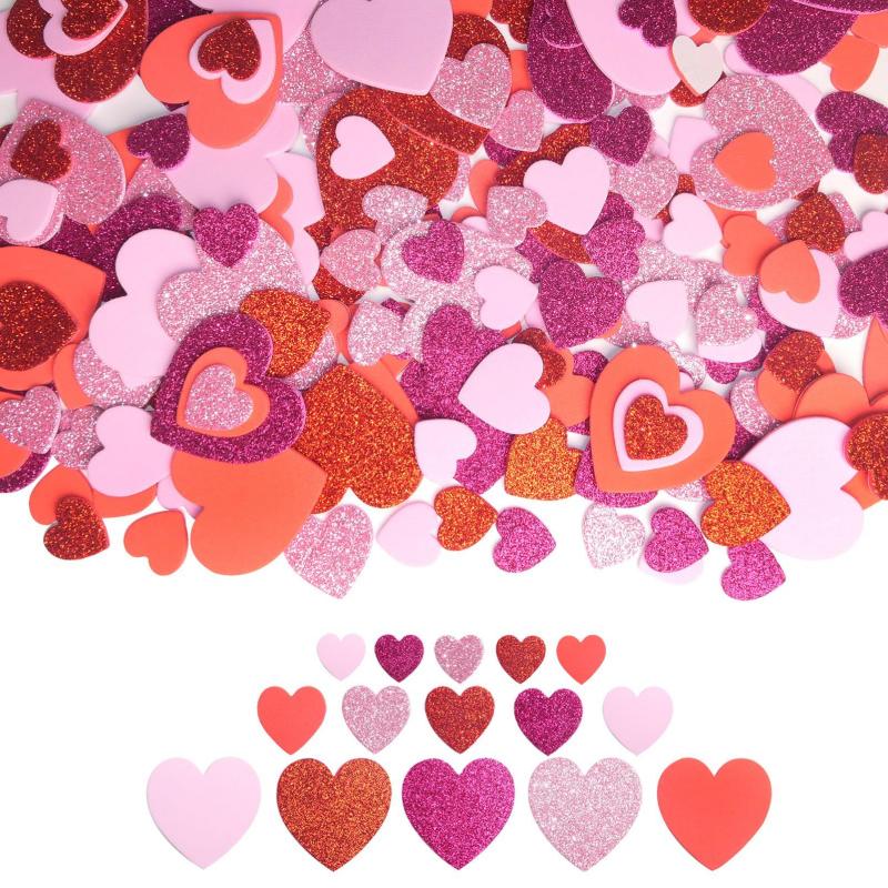 50pcs Love Heart Self Adhesive - Art Craft Love reseña y precio