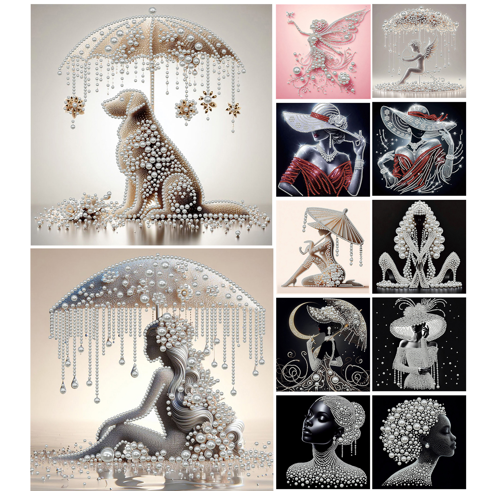 Elegant Lady Full 5D DIY Pearl - Art Craft Gift Ideas reseña y precio