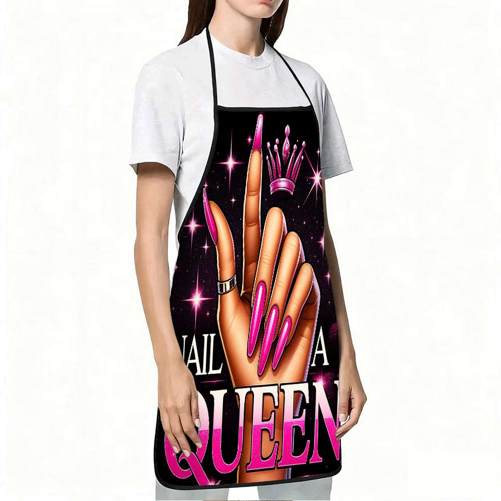 1 Trendy Nail Art-Themed Apron - Art Craft Gift Ideas reseña y precio
