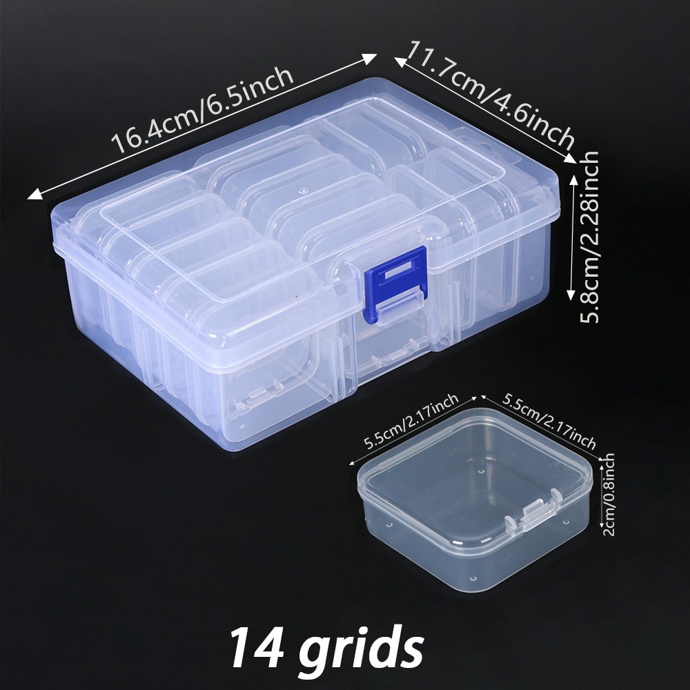 14/ 20/ 28/ 42pcs Small Clear  - Eco Art Craft reseña y precio
