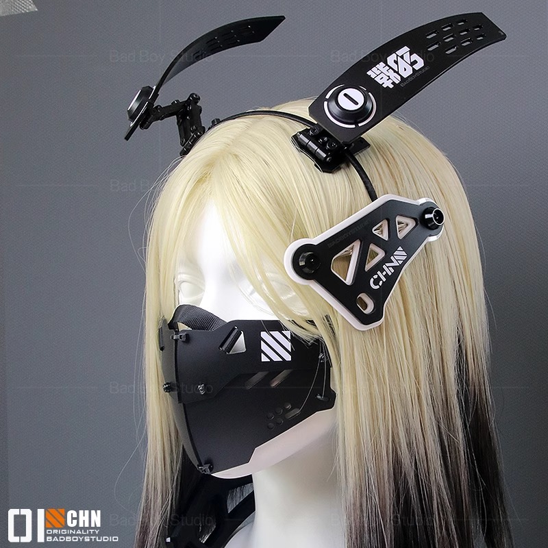 Cyberpunk Mask Cosplay Functio - Art Craft Market reseña y precio