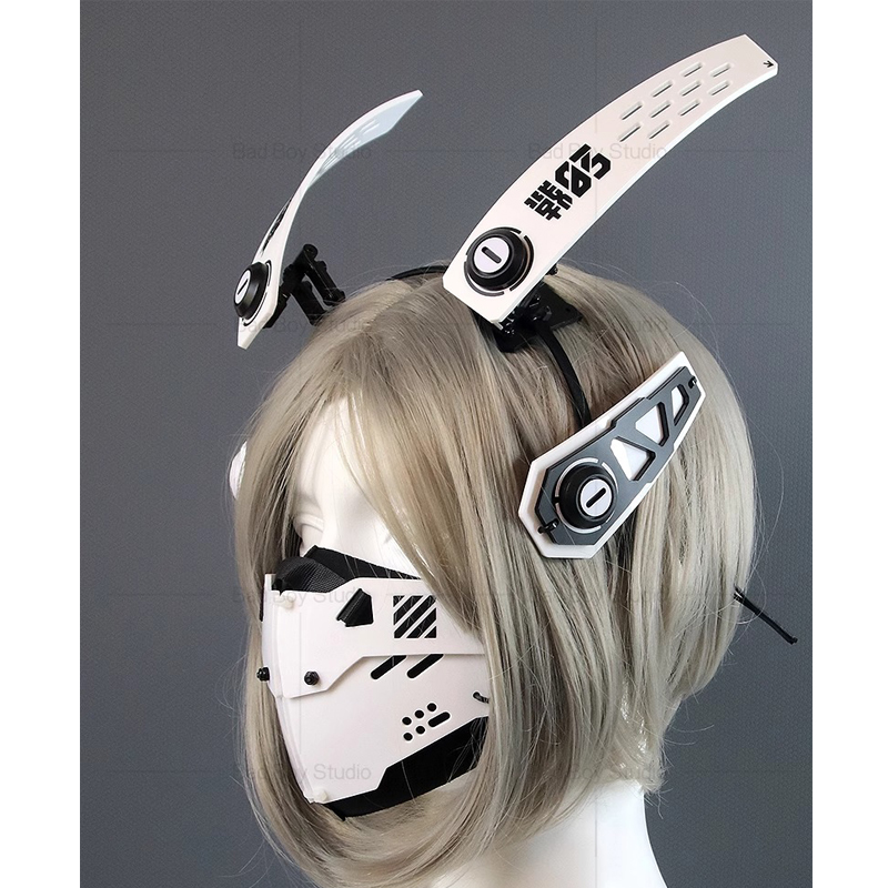 Cyberpunk Mask Cosplay Functio - Art Craft Market reseña y precio