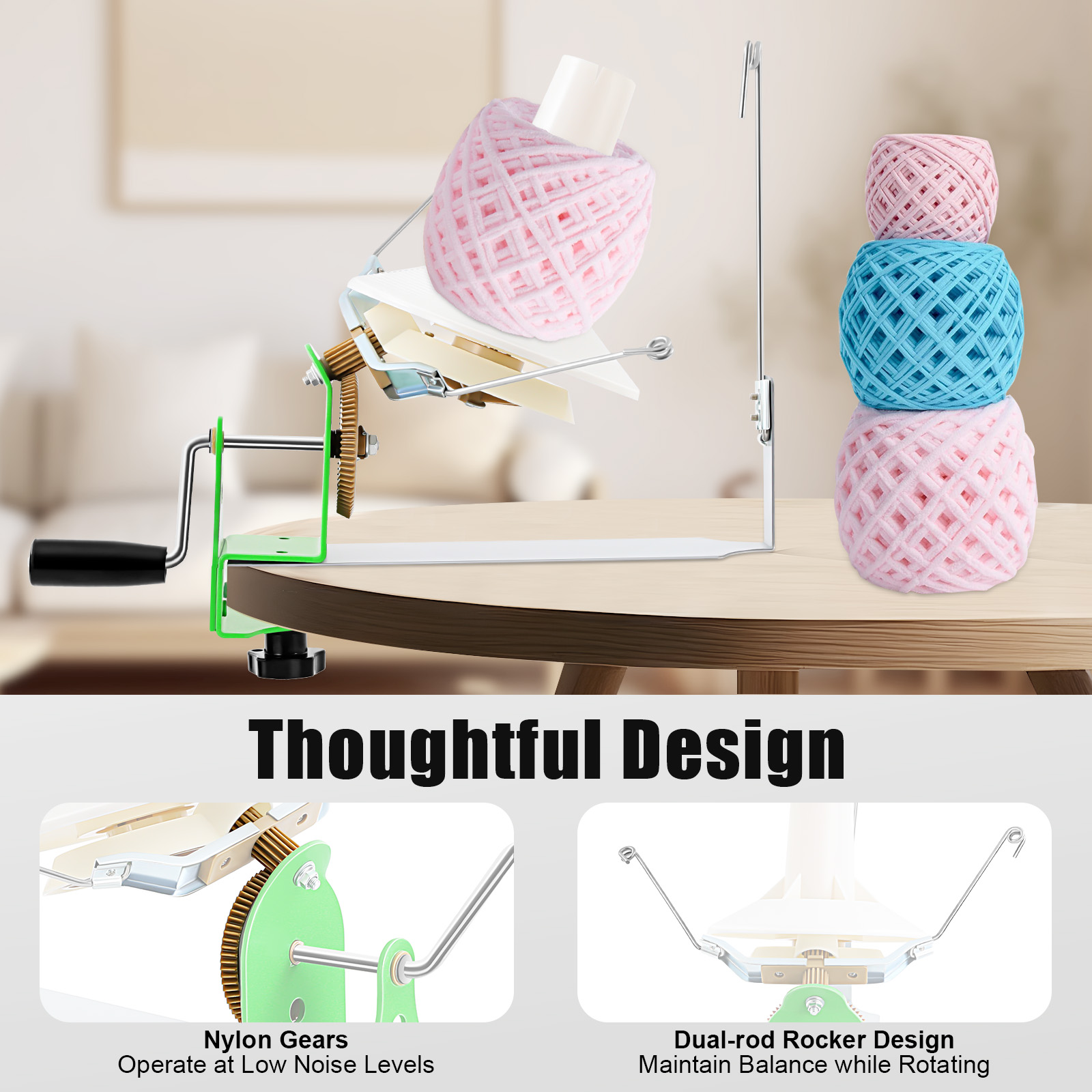 Portable Wool Ball Winder 400- - Art And Craft Studio reseña y precio