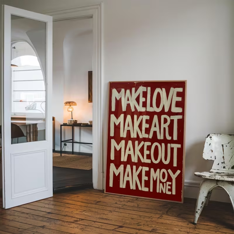 Modern,Retro Self Made Love Ki - Art Craft Love reseña y precio