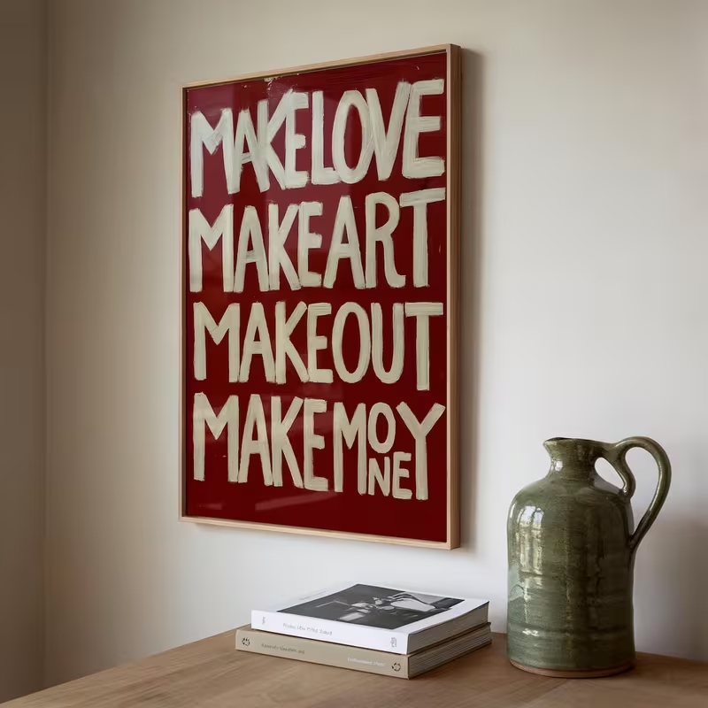 Modern,Retro Self Made Love Ki - Art Craft Love reseña y precio