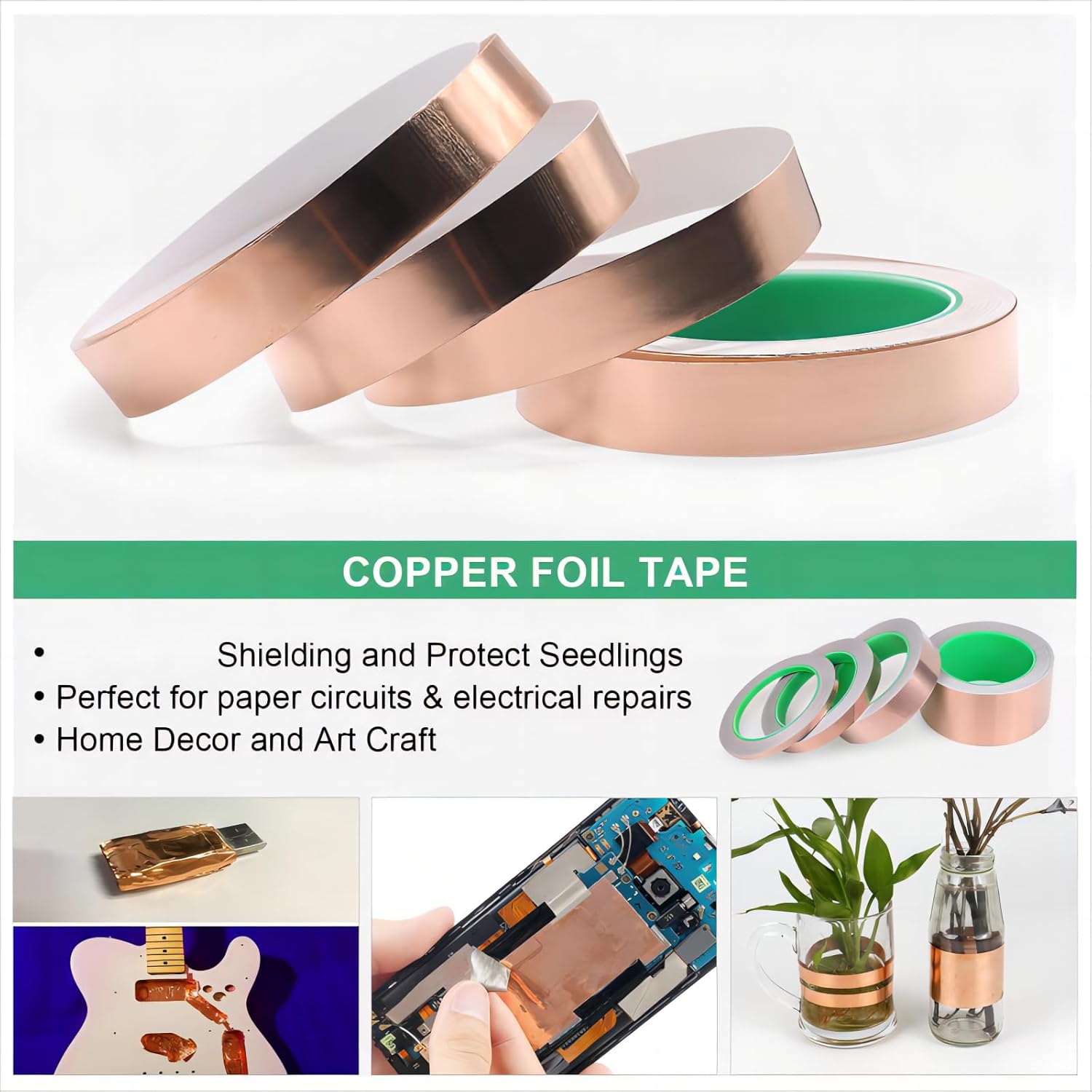 Double-Sided Copper Tape Condu - Art Craft Market reseña y precio