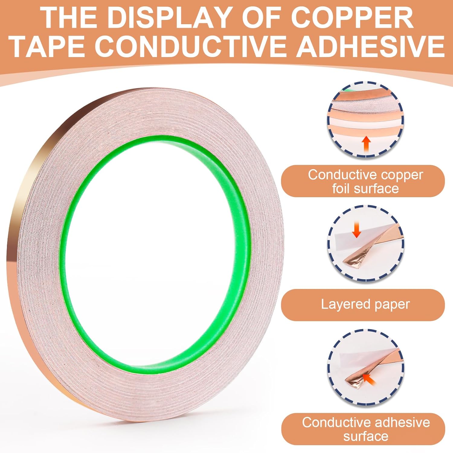 Double-Sided Copper Tape Condu - Art Craft Market reseña y precio