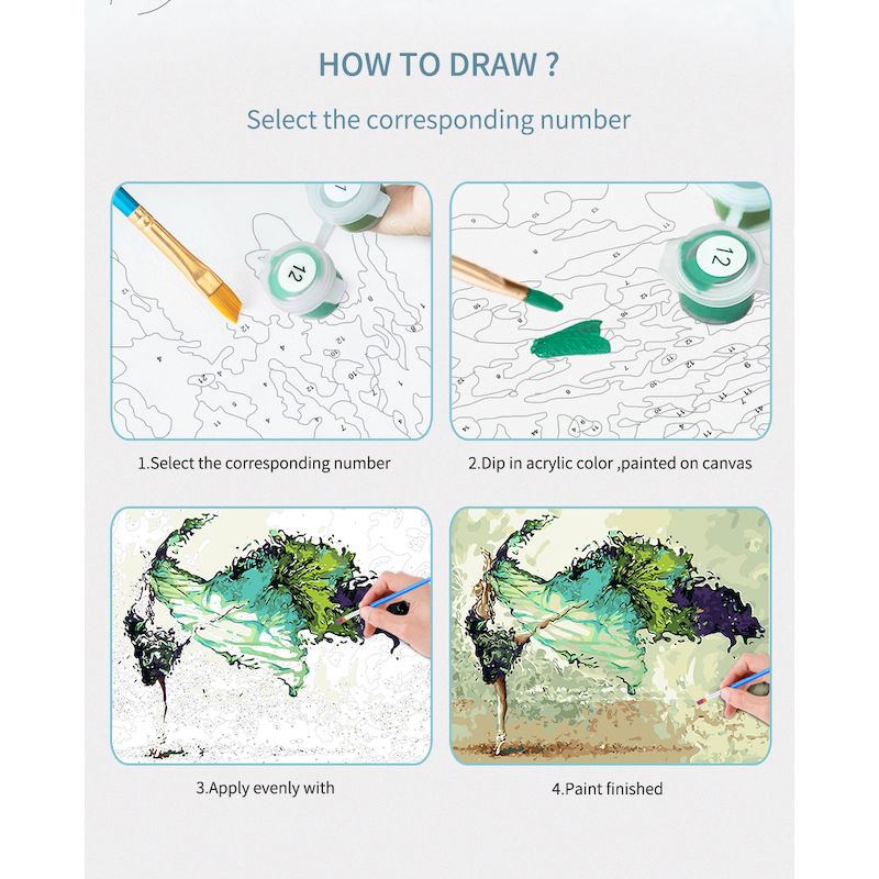 GATYZTORY Painting By Numbers  - Art Craft Gift Ideas reseña y precio