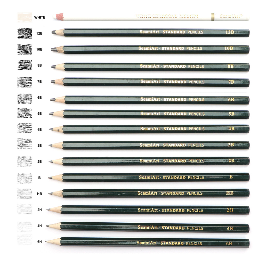 14PCS Sketching Pencil Set (6H - Sketching Charcoal Set reseña y precio