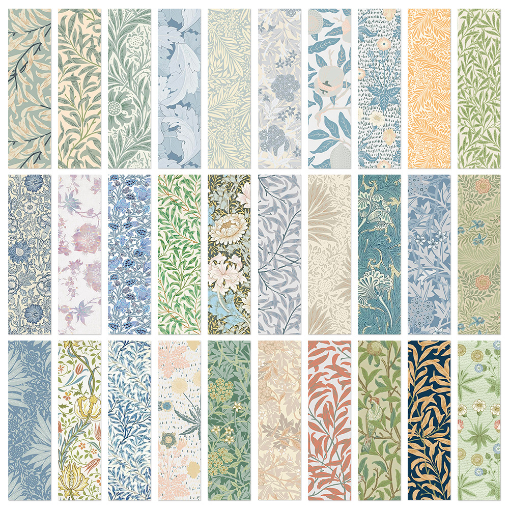 30Pcs William Morris Flower Pa - Art Craft William Morris reseña y precio