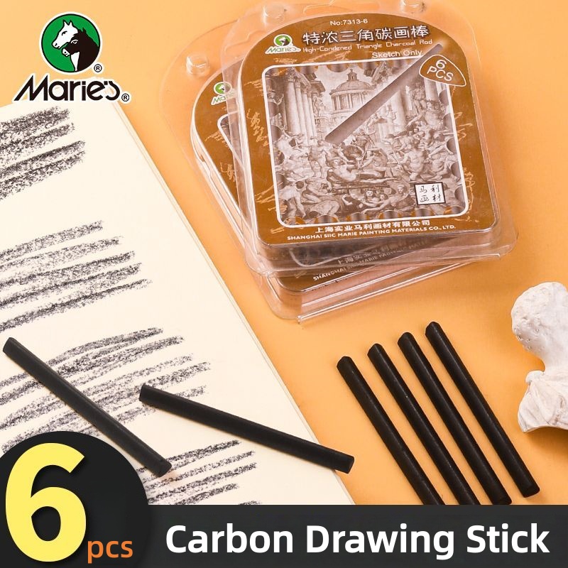 Triangle charcoal drawing stic - Sketching Charcoal Set reseña y precio