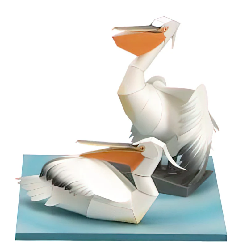 Dalmatian Pelican Origami Art  - Art Craft Center reseña y precio