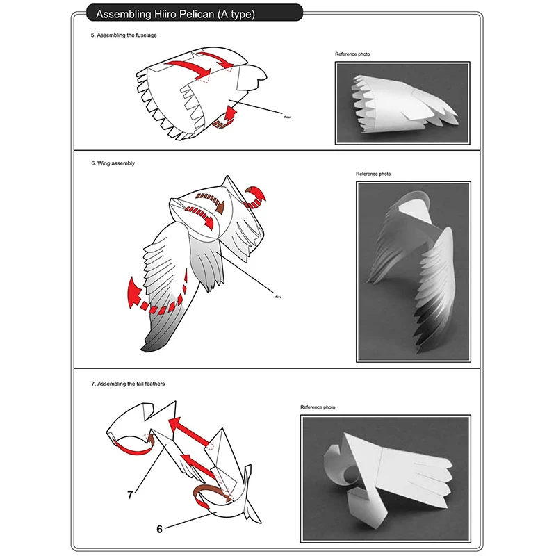 Dalmatian Pelican Origami Art  - Art Craft Center reseña y precio