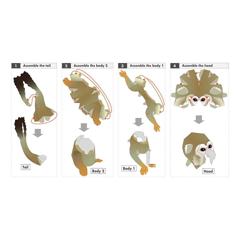 Squirrel Monkey Origami Art Fo - Art Craft Center reseña y precio