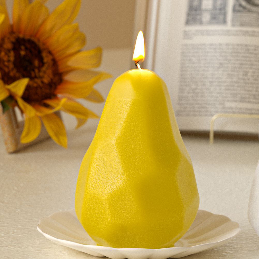 Pear Candle Mold Diamond-Cut R - Art And Craft Studio reseña y precio