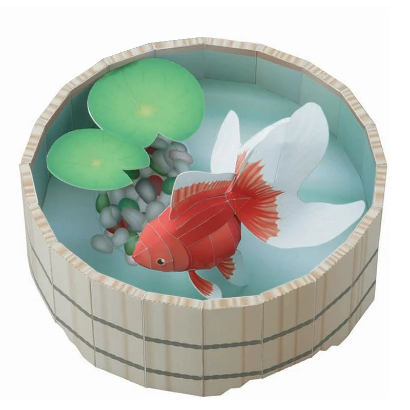 Goldfish Fish Origami Art Mini - Art Craft Center reseña y precio