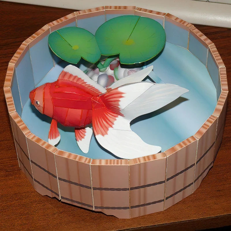 Goldfish Fish Origami Art Mini - Art Craft Center reseña y precio