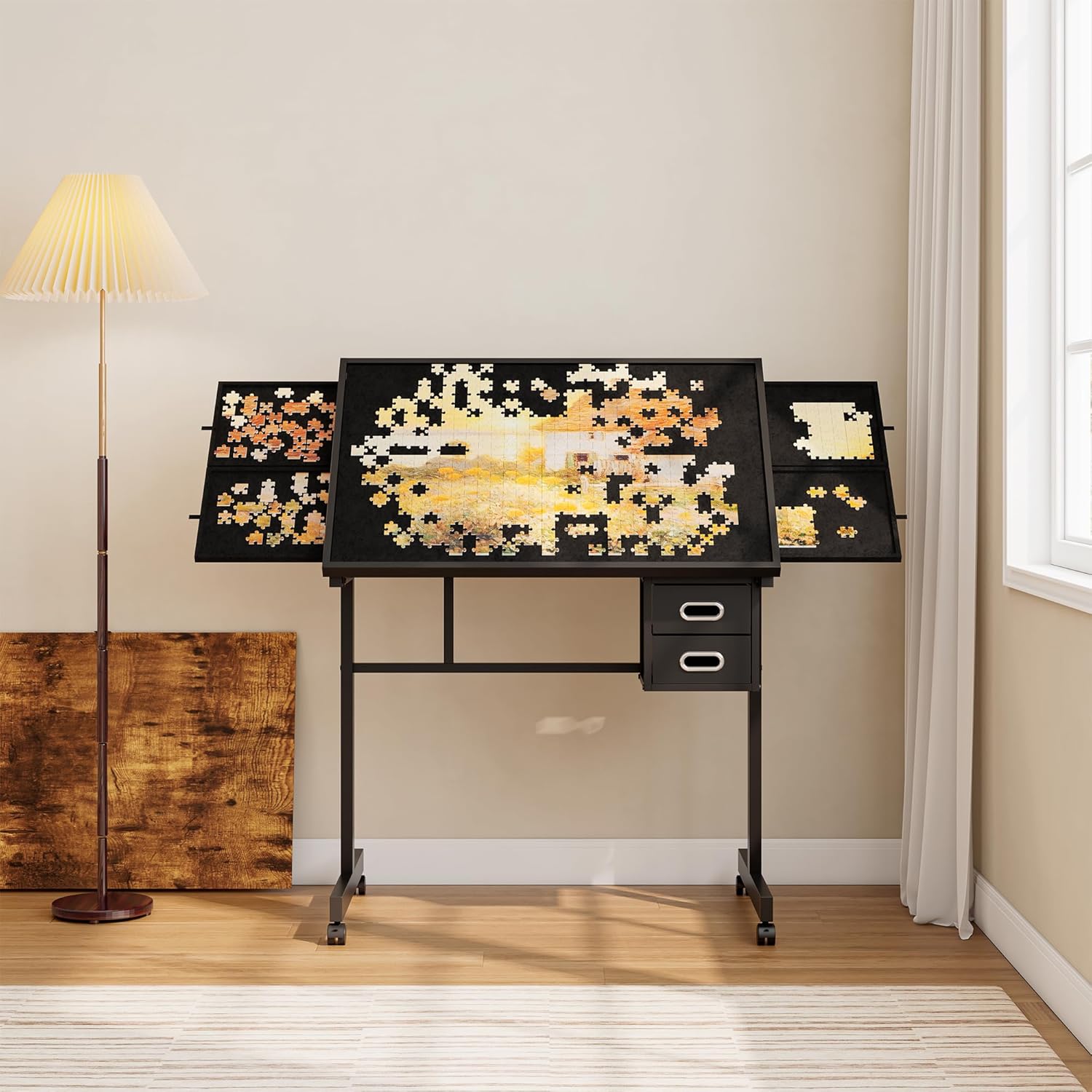 Adjustable Drafting Table with - Art And Craft Studio reseña y precio