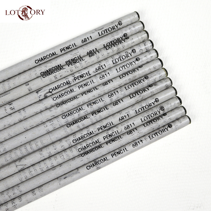 LOTORY 12pcs Black Sketch Char - Sketching Charcoal Set reseña y precio