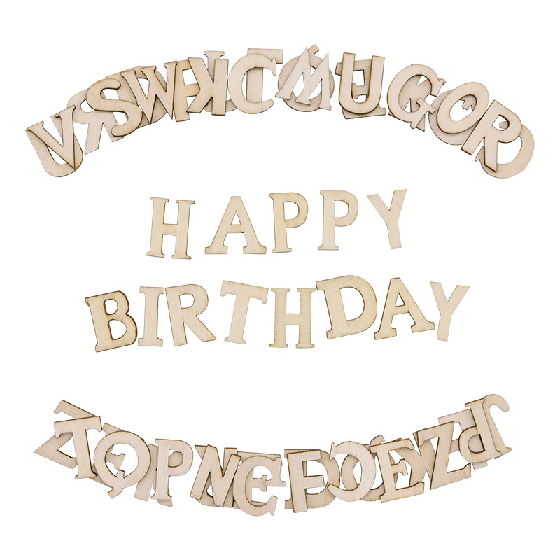100pcs Wood English Alphabet D - Art And Craft Numbers reseña y precio