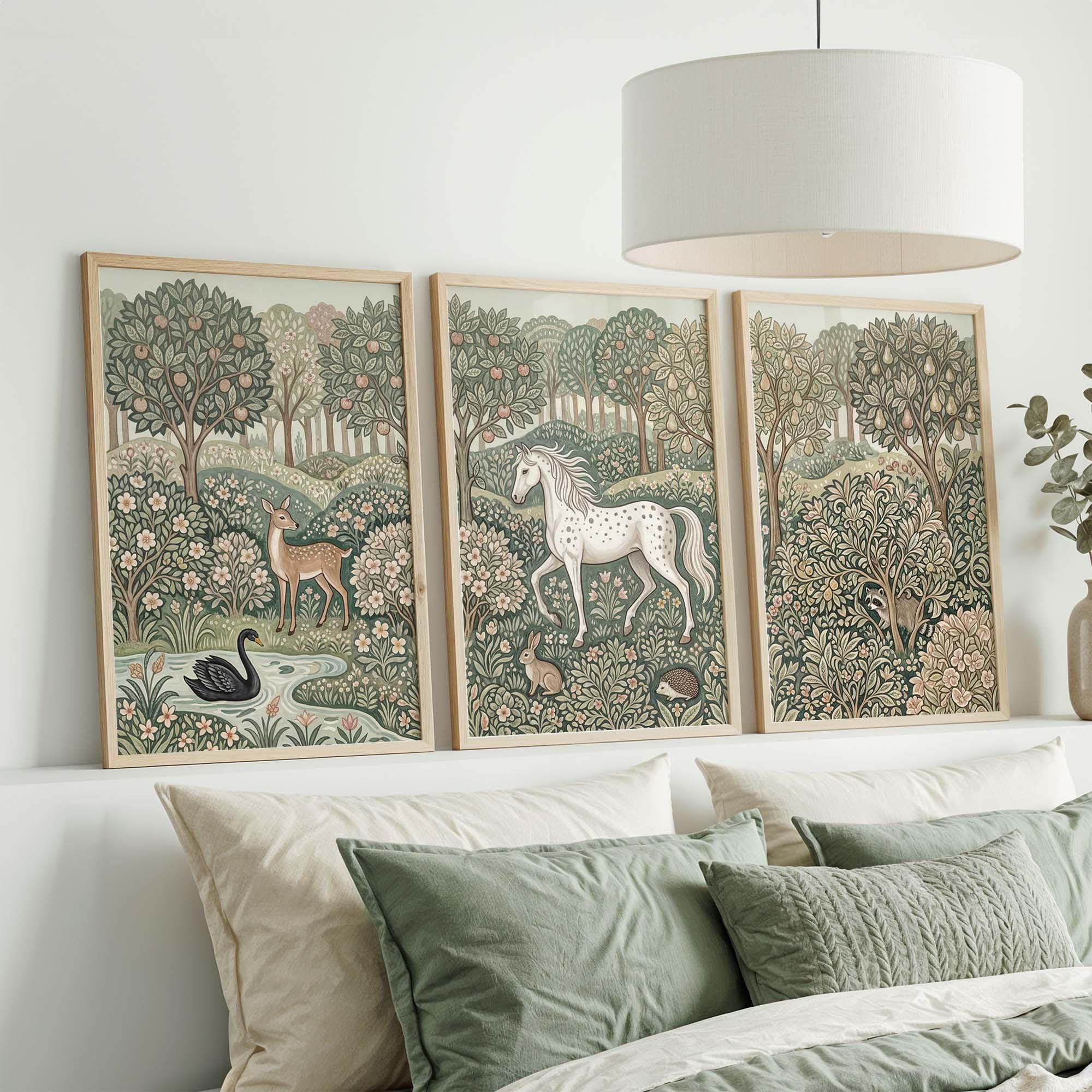 William Morris Woodland Wall A - Art Craft William Morris reseña y precio