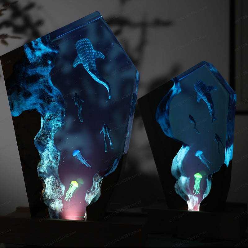 Cave Whale Diver Jellyfish Res - Art Craft Jellyfish reseña y precio