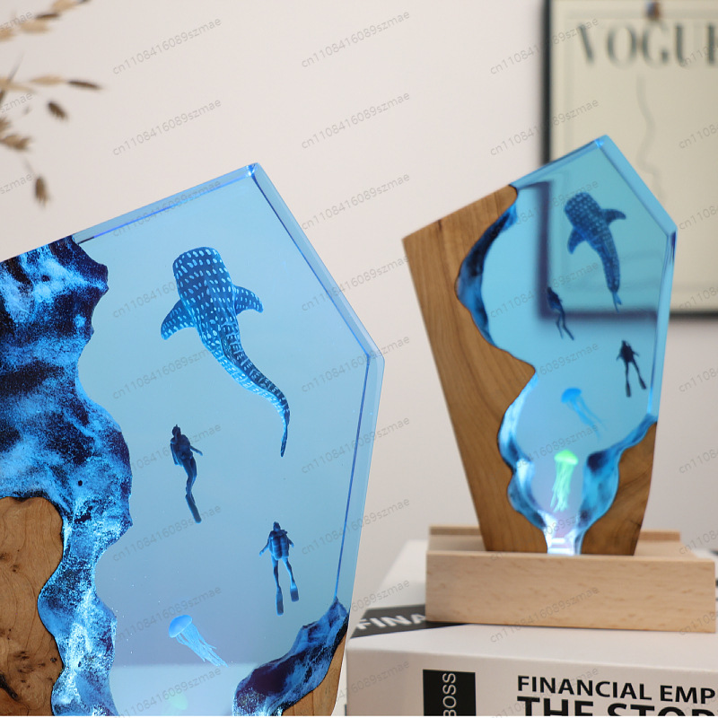 Cave Whale Diver Jellyfish Res - Art Craft Jellyfish reseña y precio