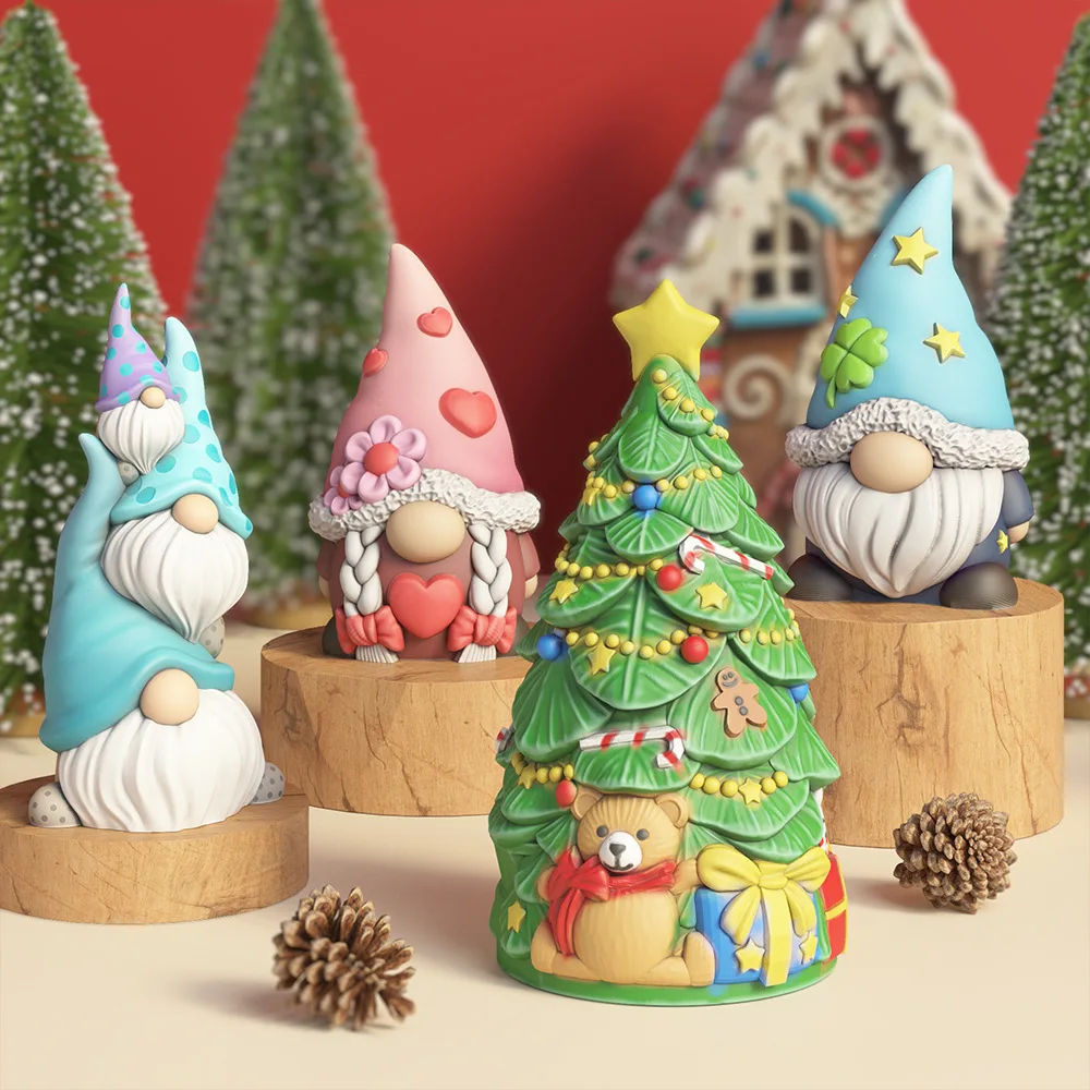 Easter Dwarfs Clay Cement Conc - Art Craft Tree reseña y precio