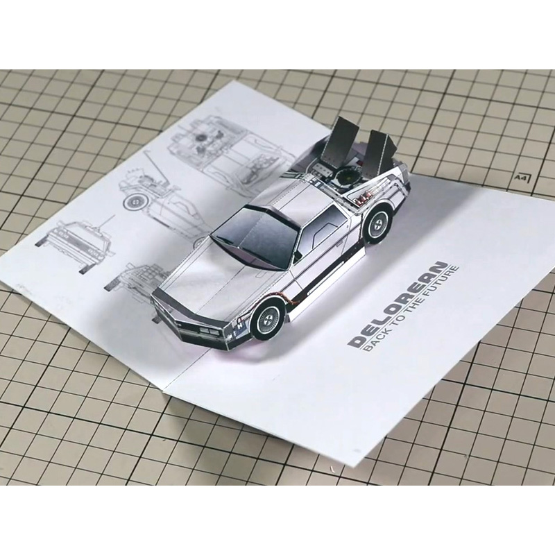 Back To The Future POP-UP Card - Art Craft Center reseña y precio