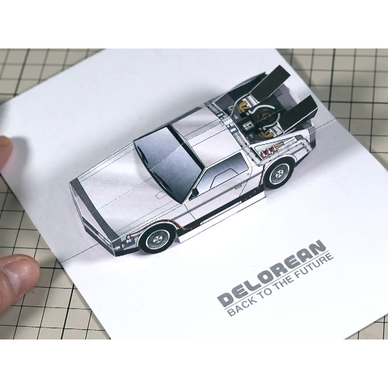 Back To The Future POP-UP Card - Art Craft Center reseña y precio