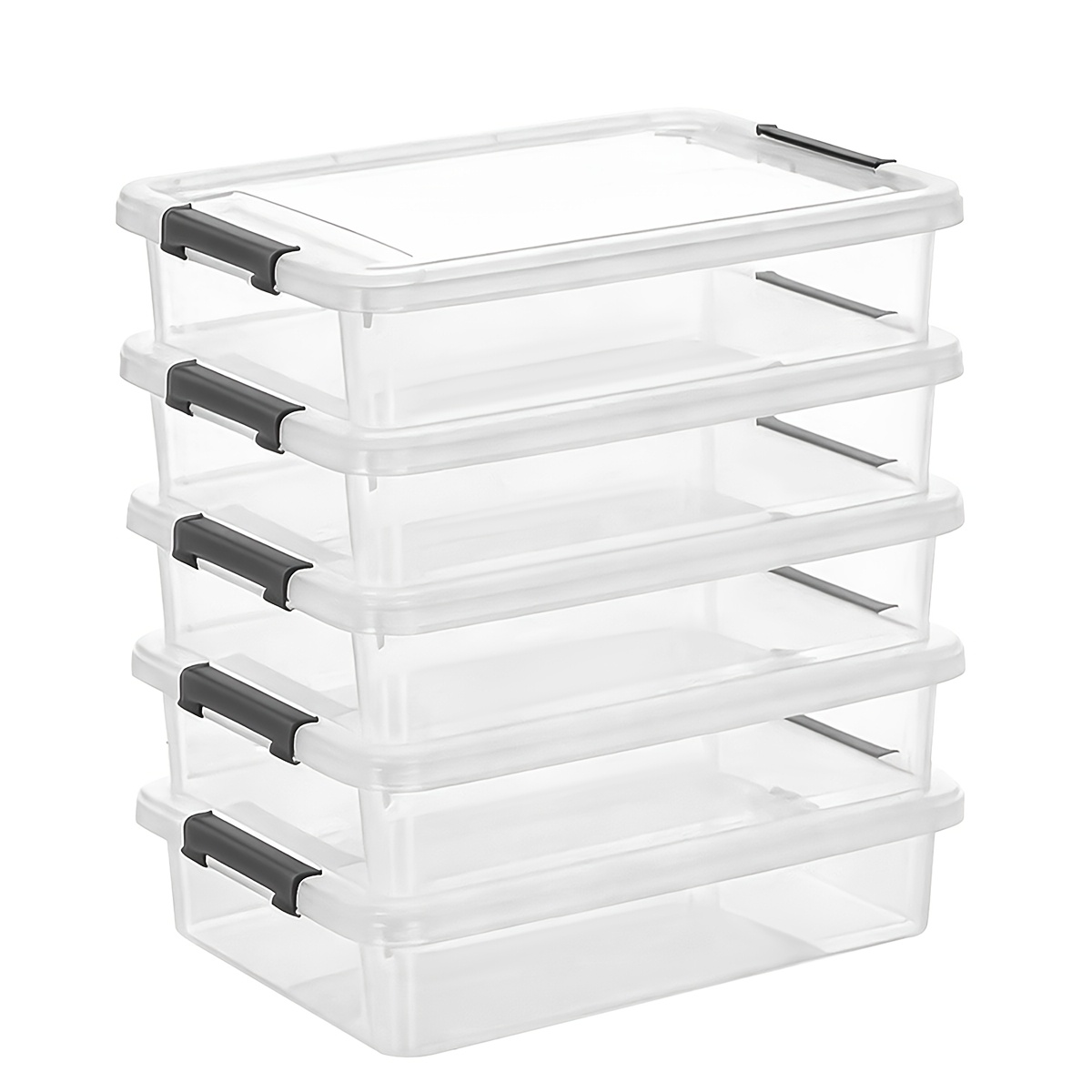 5pcs Clear Plastic Storage Box - Eco Art Craft reseña y precio