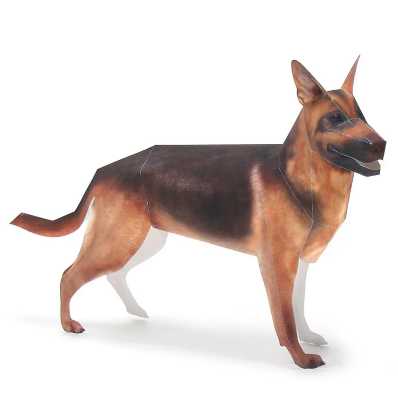 German Shepherd Dog Origami Ar - Art Craft Center reseña y precio