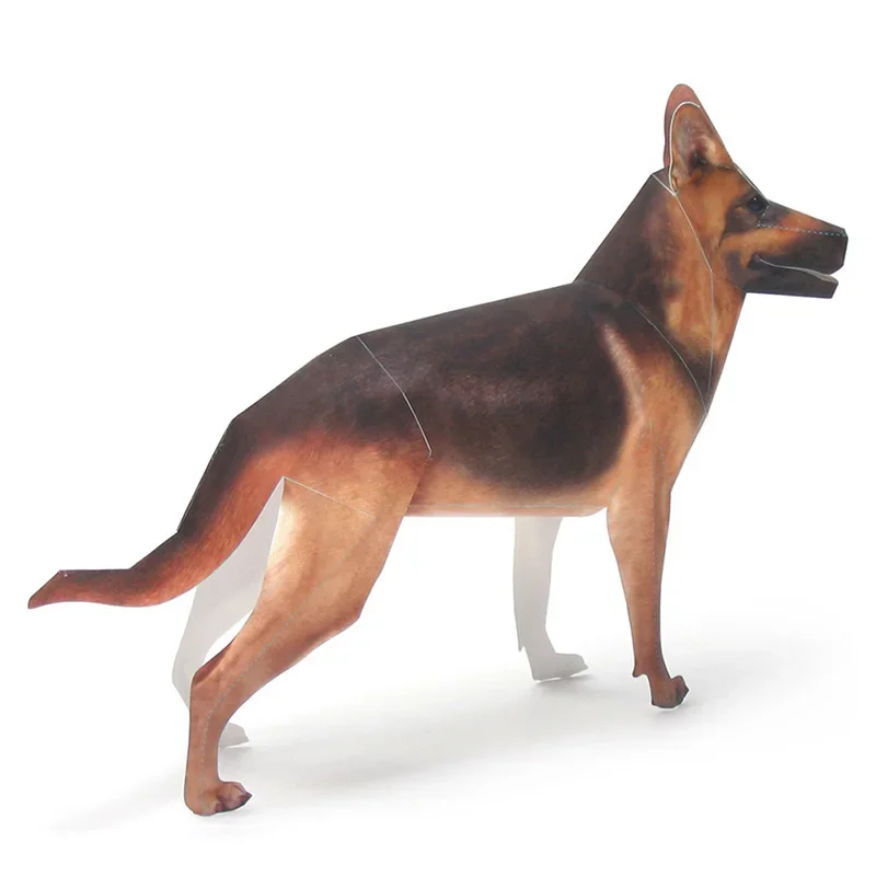 German Shepherd Dog Origami Ar - Art Craft Center reseña y precio